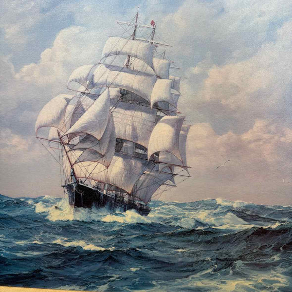 Vickery Seascape w/Ship (Signed)