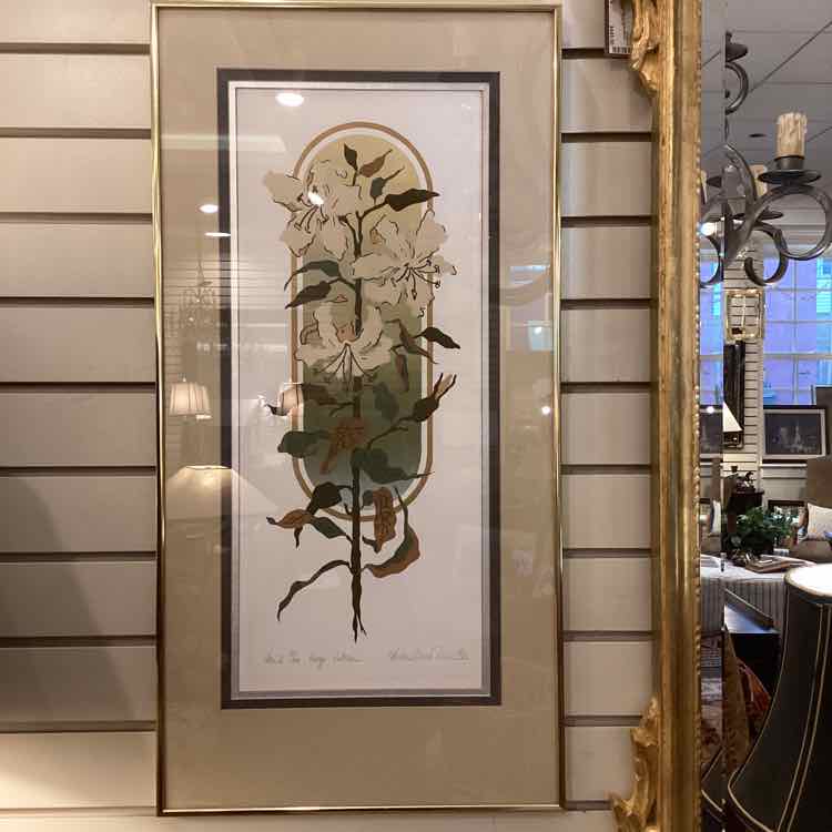 Sandra Lima Signed Floral Print