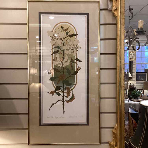 Sandra Lima Signed Floral Print