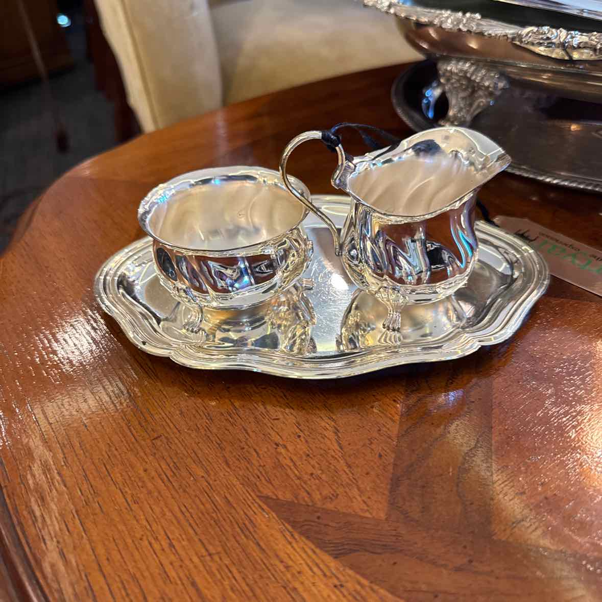 SLP Tray, Cream & Sugar