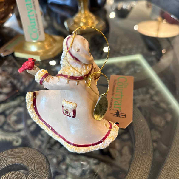 Thomas Kinkade Santa Ornament - Winter Scene on Cape