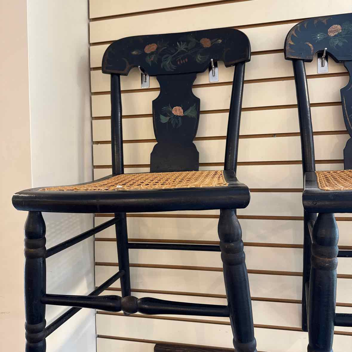 Black Painted Fancy Chair