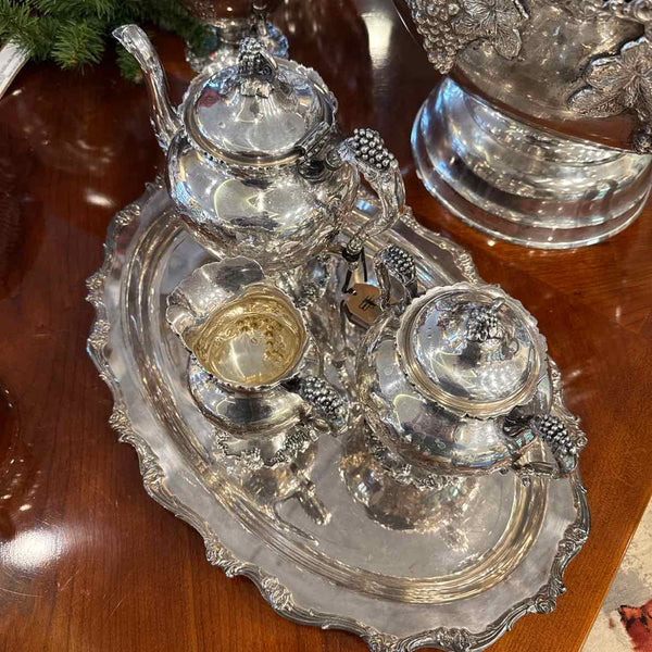 Four Piece American Sheffield Coffee Service