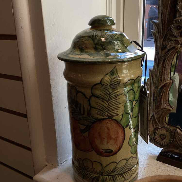 Handpainted Ceramic Jar