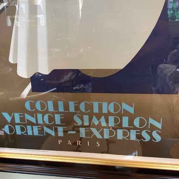 Vintage Orient Express Paris Poster