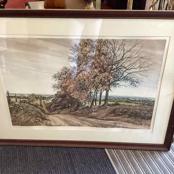 "As Is"  Landscape Etching - signed/numbered - Dorothy Aldridge