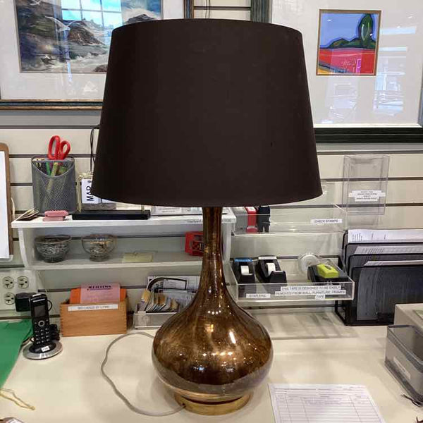 Bronze Colored Glass Lamp