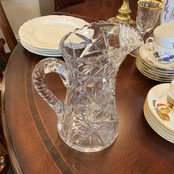Cut Glass Pitcher
