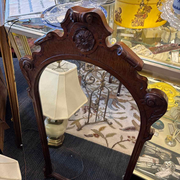 Carved Fruitwood Mirror