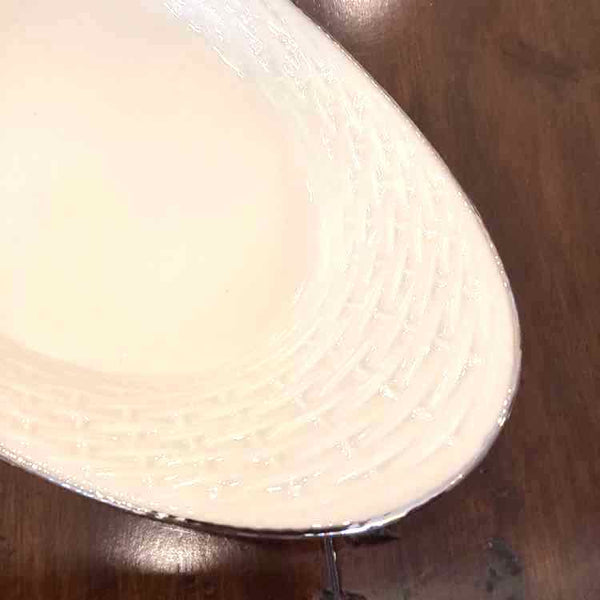 Lenox Ivory Silver Rimmed Bowl