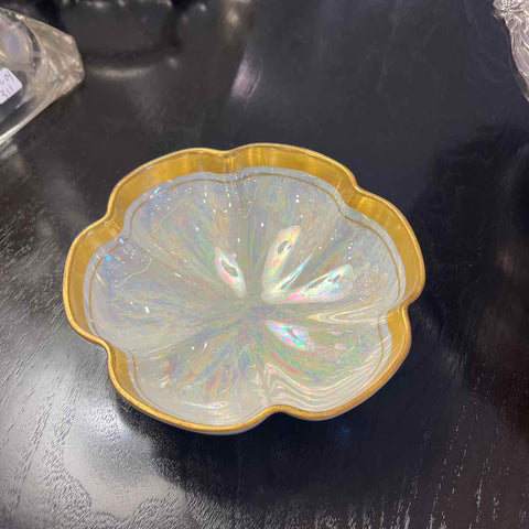 Opalescense Footed Dish