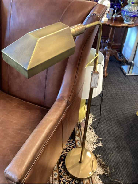 Adjustable Brass Floor Lamp