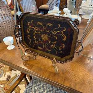 Metal Tray on Stand
