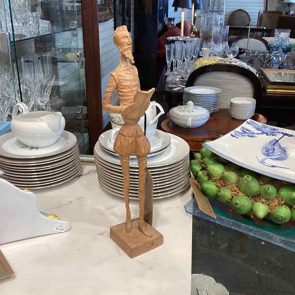 Wood Sculptured Don Quixote