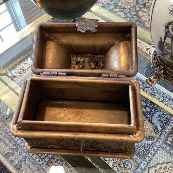 Solid Brass Pagoda Chest