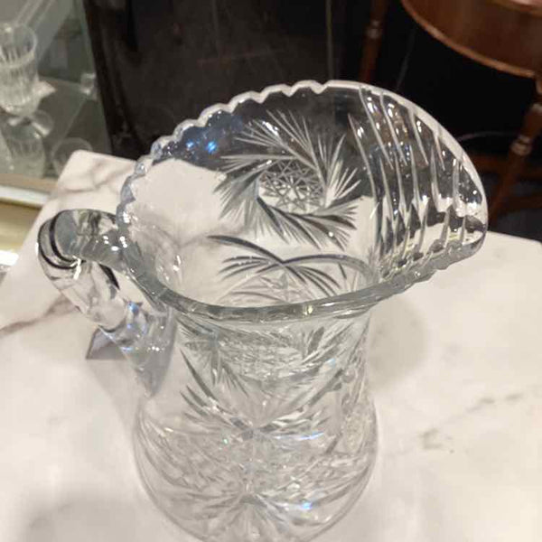 Cut Crystal Pitcher