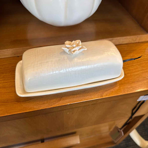 Ivory Butter Dish