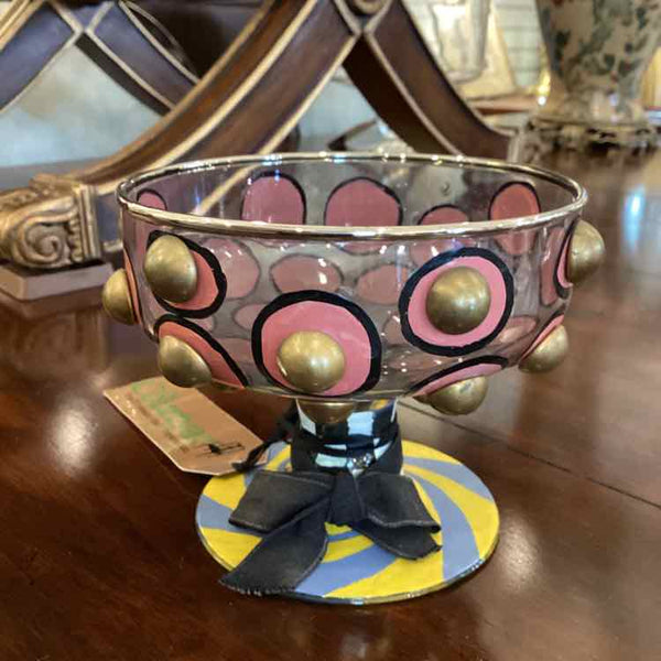 Mackenzie-Childs Compote Bowl