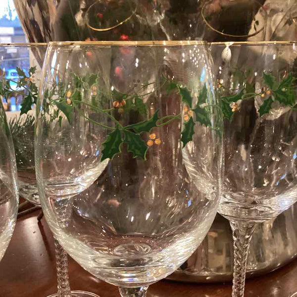 Set of 5 Wine Glasses
