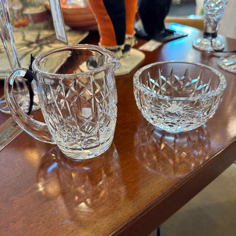 Waterford Creamer and Sugar