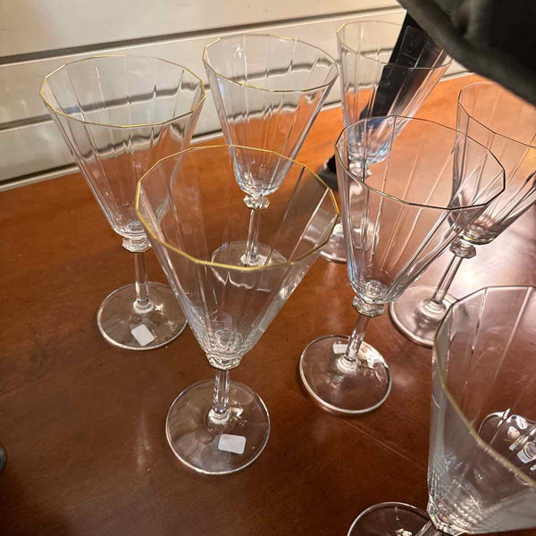 10 South Hampton Gold Water Glasses - Mikasa