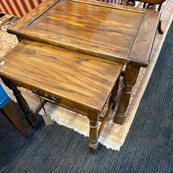 Nesting Tables-Vintage Oak