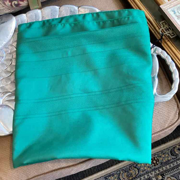 Green Oval Tablecloth