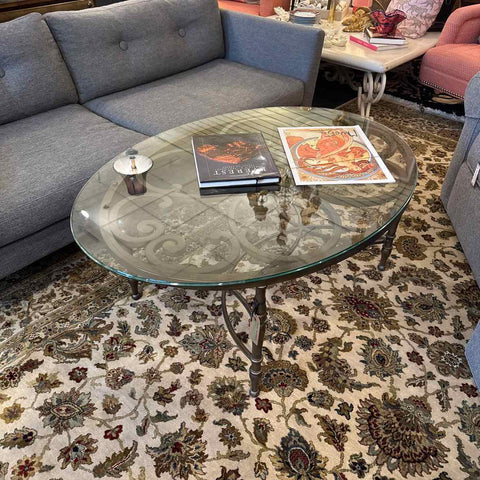 Brass And Glass Coffee Table