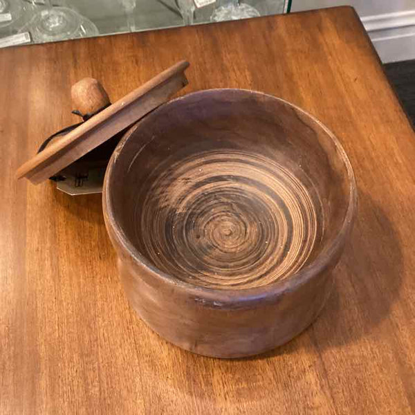 Hand Turned Bowl w/Lid