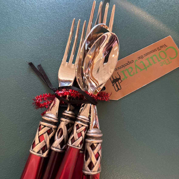 Vietri Aladdin 5 pc Place Setting, Red