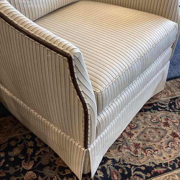 Striped Accent Chair