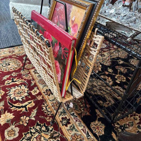 Rattan Magazine Rack