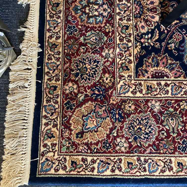 Karastan "Kazvin" Navy and Maroon Rug