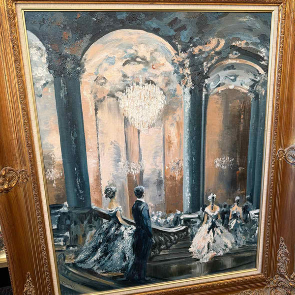 Ornate Framed Oil Painting