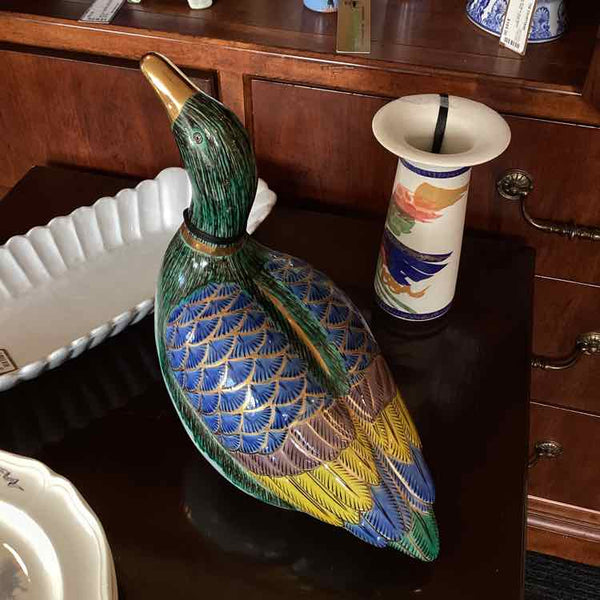 Kutani/Satsuma Hand Painted Duck