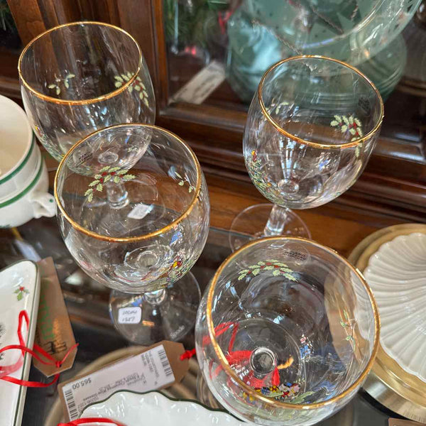 8 Spode Wine Glasses