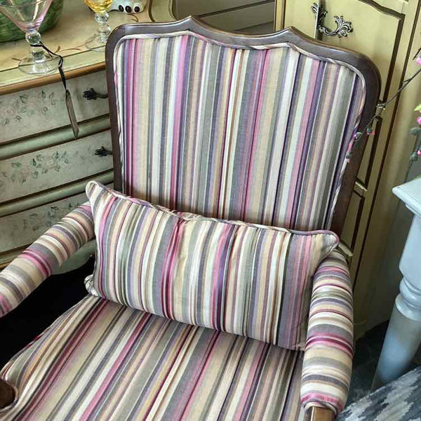 Ethan Allen Striped Chair