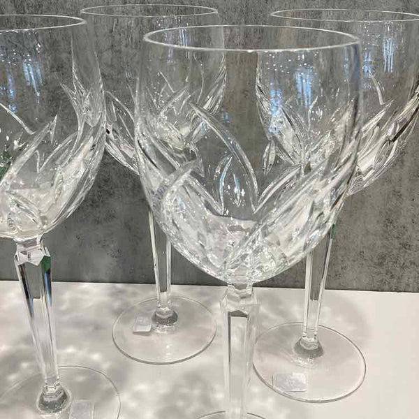 Four Waterford Lucerne Wine Glasses