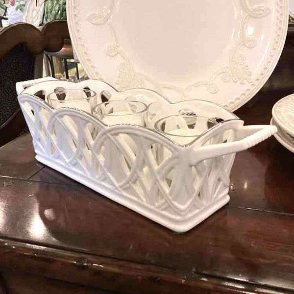 Lenox Illuminations Platinum Centerpiece Votive Caddie