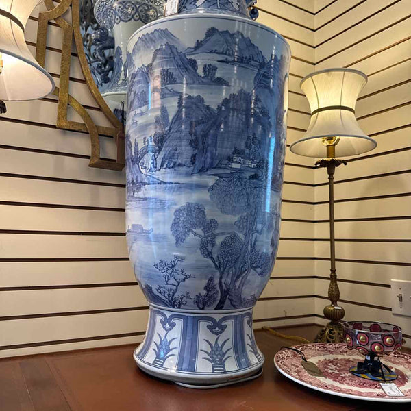 Tall Asian Vase