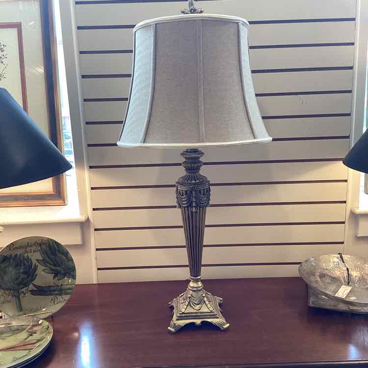Gold Lamp With Shade