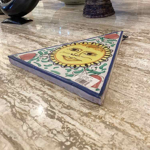 Terra Cotta Sun Tile Triangle