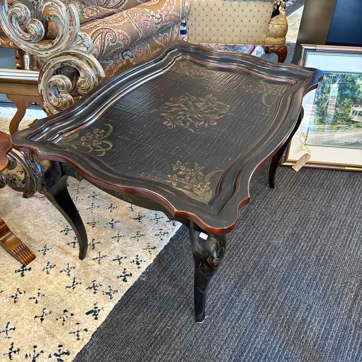 Black and Gold Coffee Table