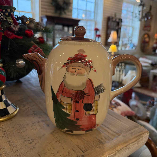 Vietri Santa Teapot