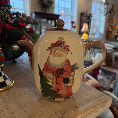 Vietri Santa Teapot