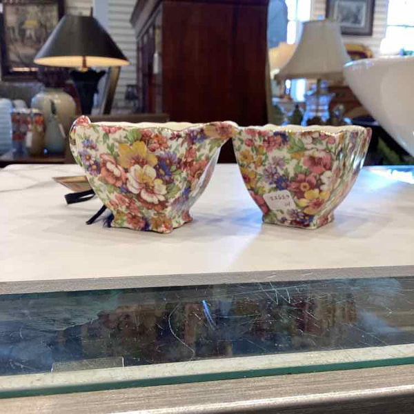 Chintzware Cream & Sugar