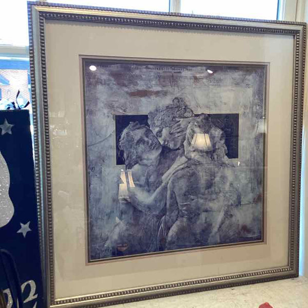 "Stoic Romance" In A Silver Frame