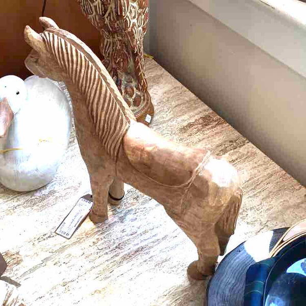 Carved Wooden Horse