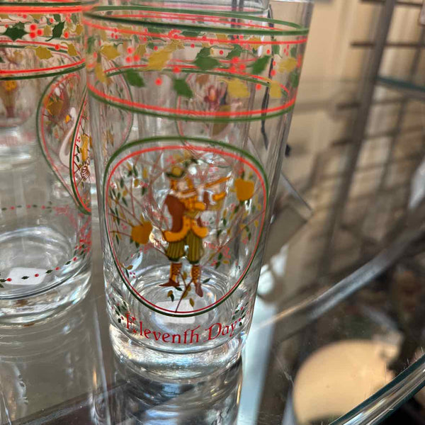 Twelve Days Of Christmas Glasses