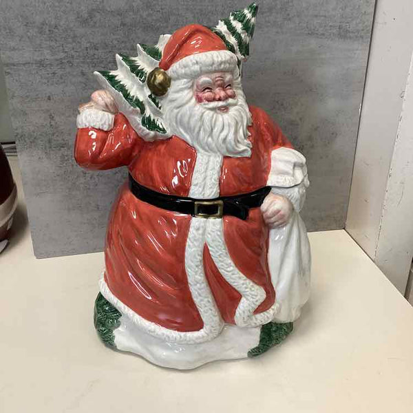 German Santa Cookie Jar (Ominous by Fitz & Floyd)